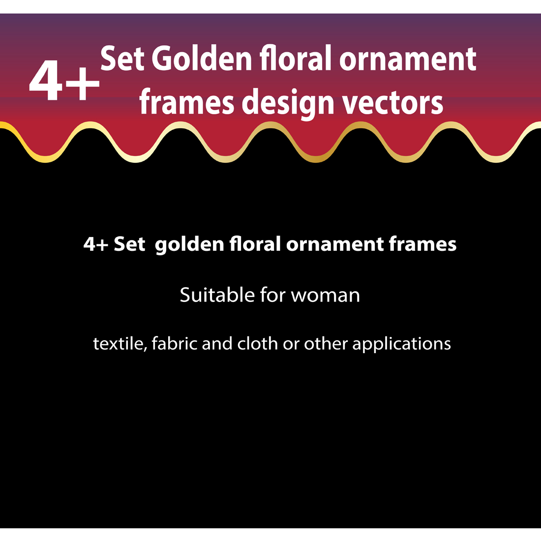 new style golden woman dress ornament frames design vector around neck and chest 267