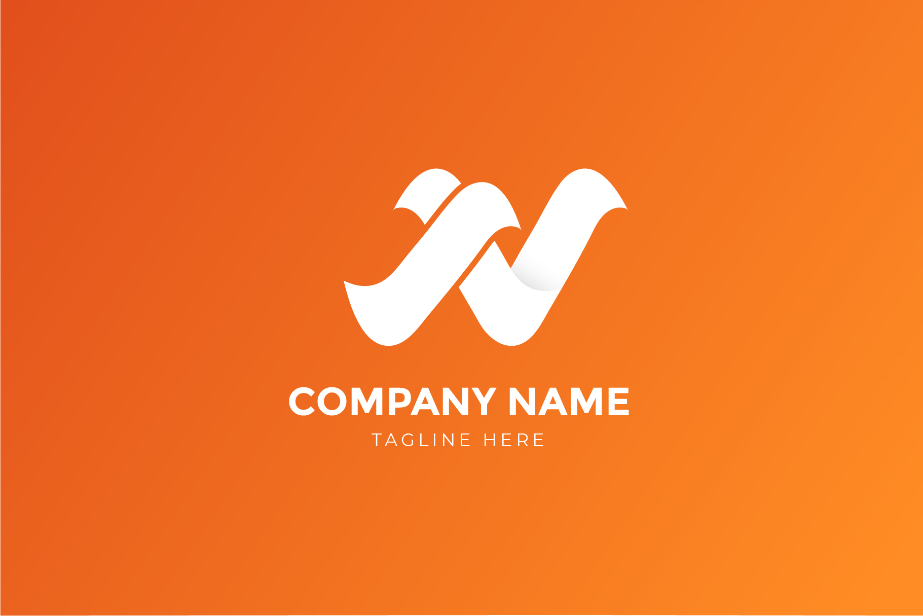 Premium Vector | Initial letter nv logo design creative modern symbol icon