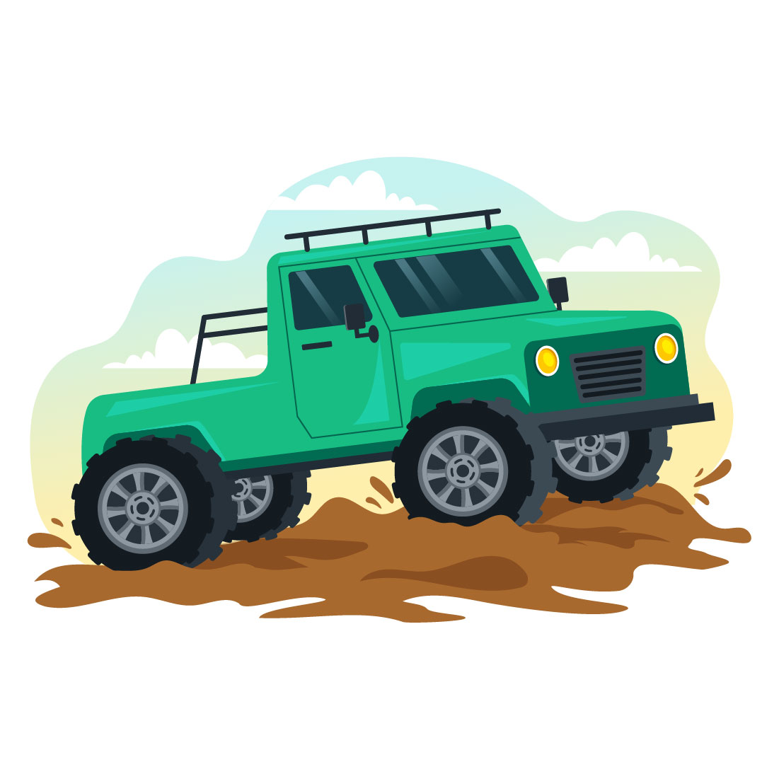 14 Off Road Vehicle Illustration cover image.