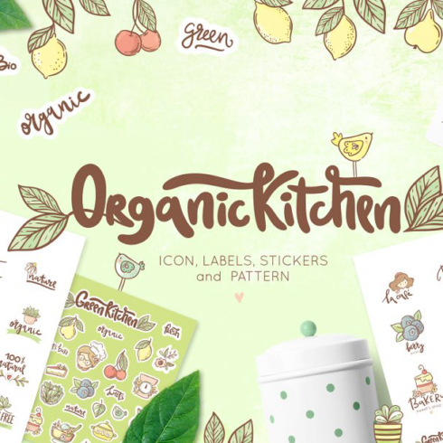 Organic kitchen main cover.