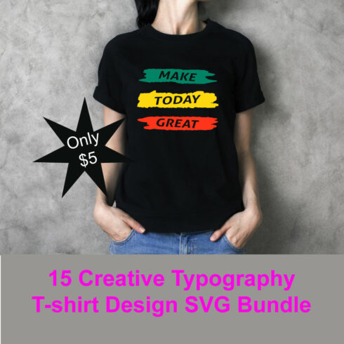 15 Creative Typography T-shirt Designs main image.