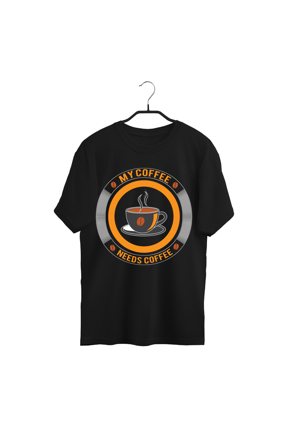 Coffee T-shirt Design pinterest image.