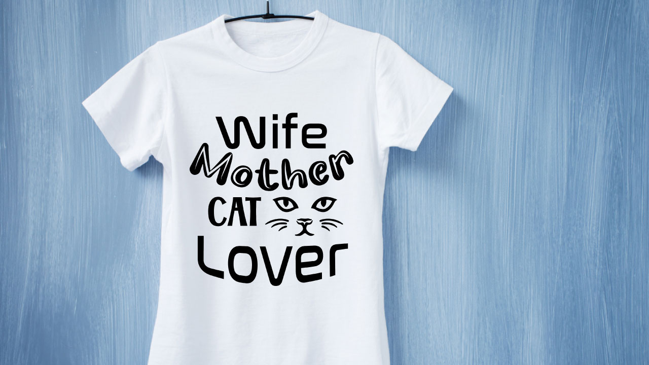 T-shirt Cat Lover Design SVG Bundle preview image.