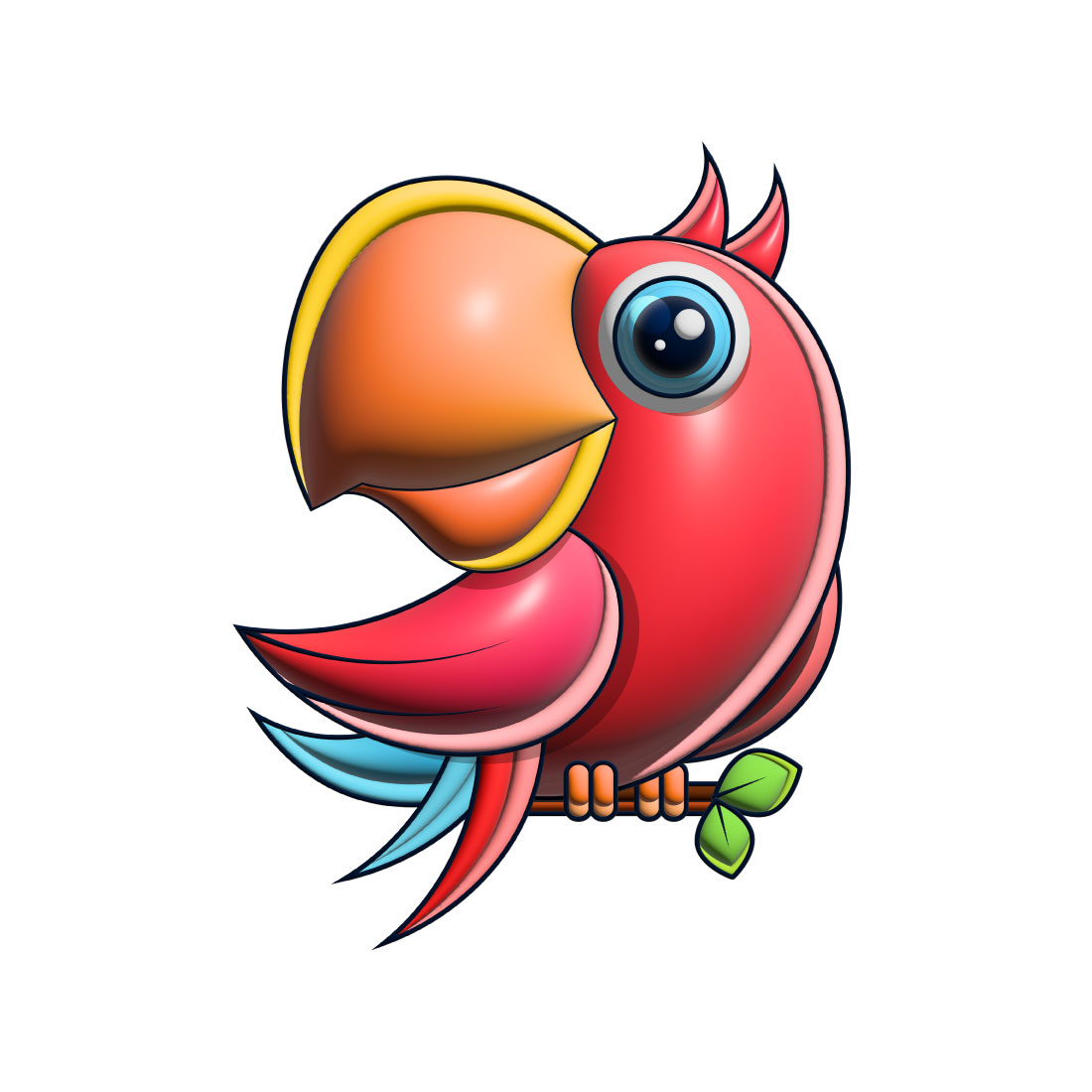 Parrot Logo Design cover image.