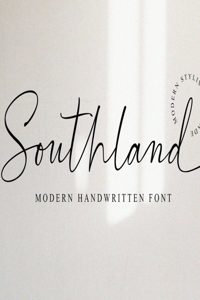 Southland Modern Calligraphy Font - MasterBundles