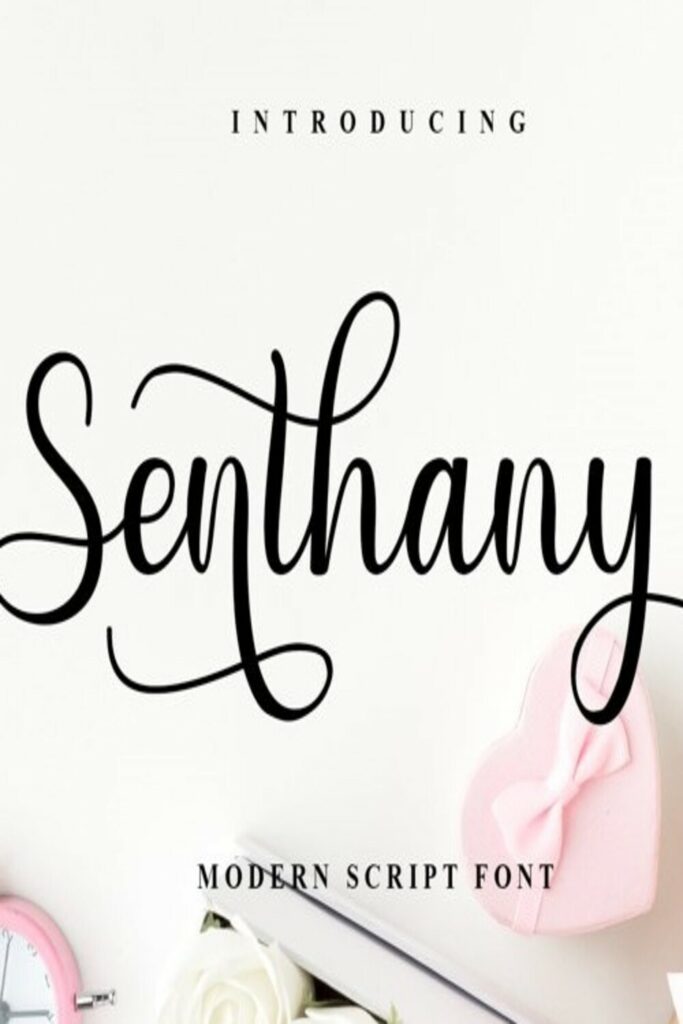 Senthany - Modern Handwritten Font - MasterBundles