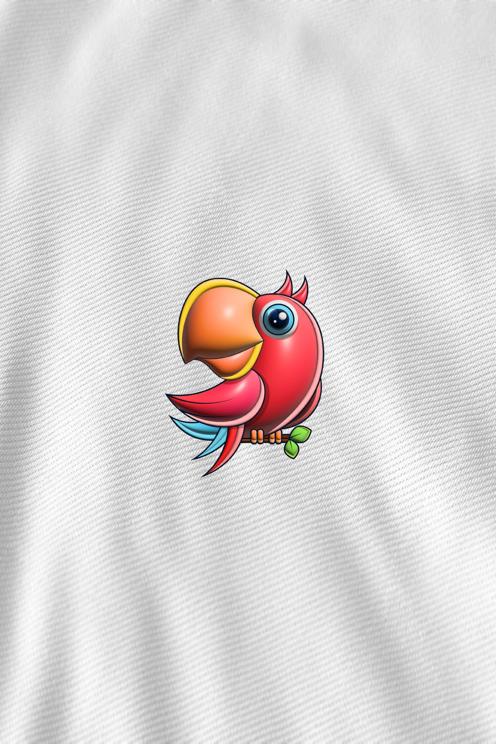 Parrot Logo Design pinterest image.