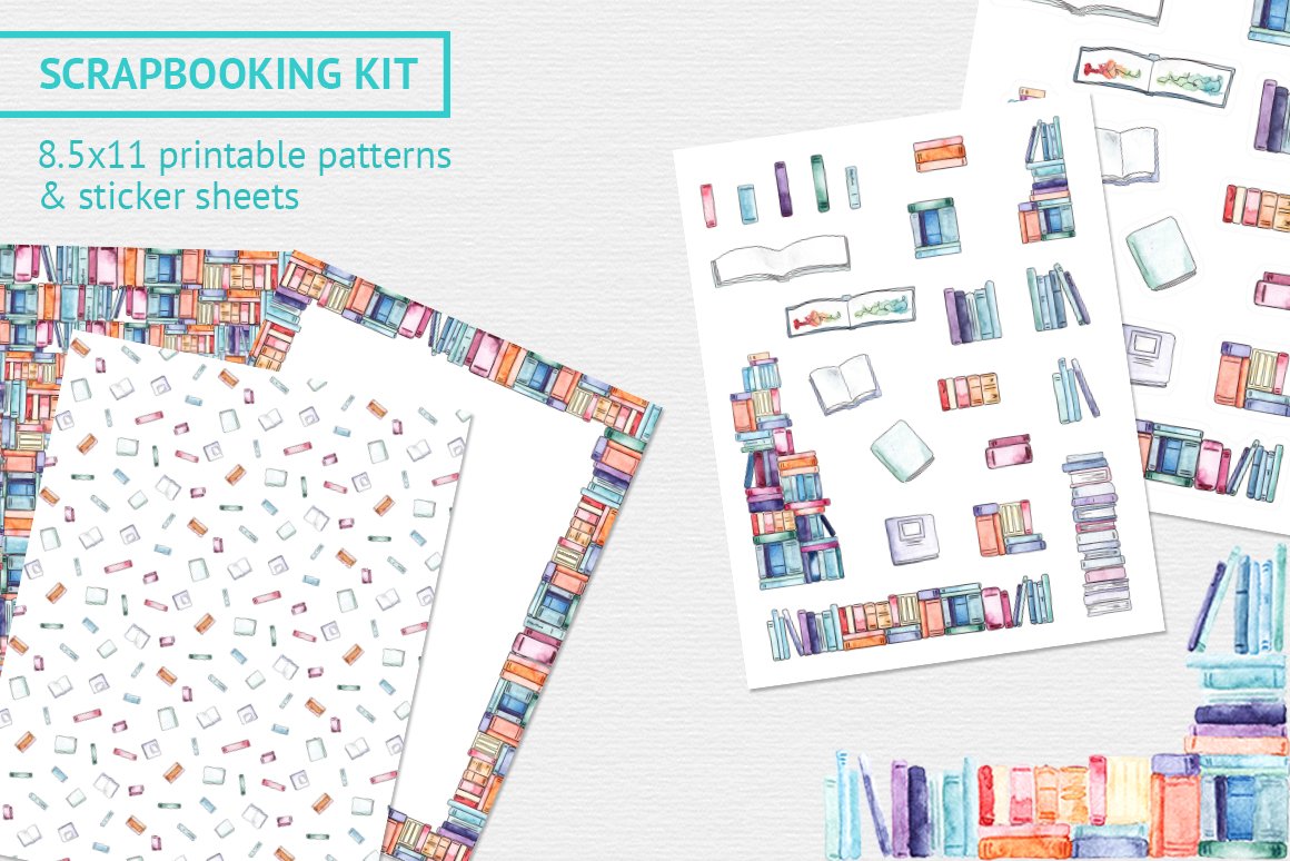 It includes printable patterns & sticker sheets.