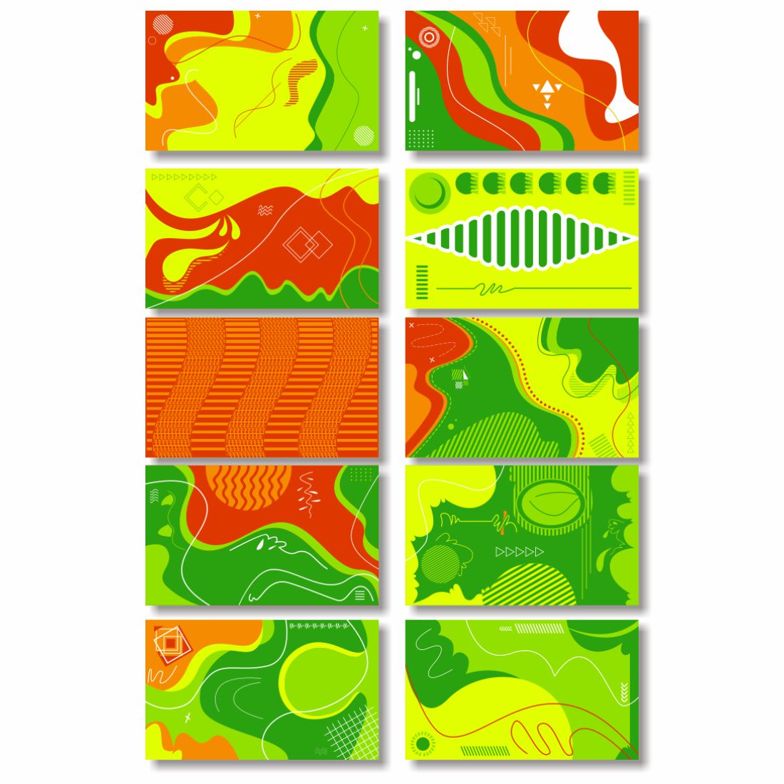 10 Colorful Background Abstract Illustrations image preview.