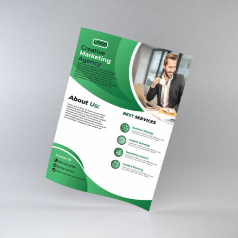 Corporate Business Flyer Design cover image.