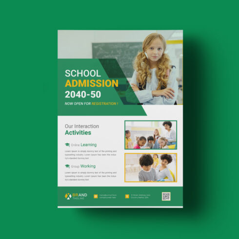 Kids Education Flyer Design.