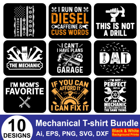 Mechanical Engineering T-shirt Design main cover.