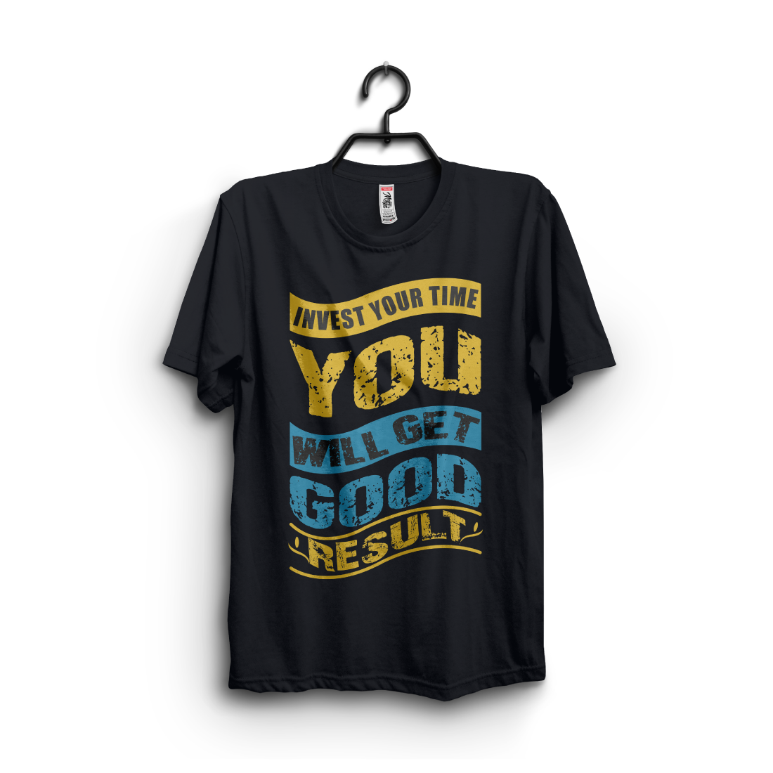 Motivational Quote Typography T-Shirt Design cover image.