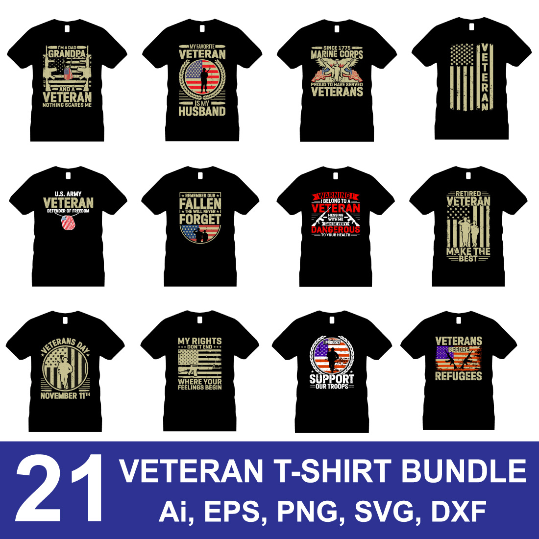 Us Army, Military, Veteran T-shirt Design main cover.