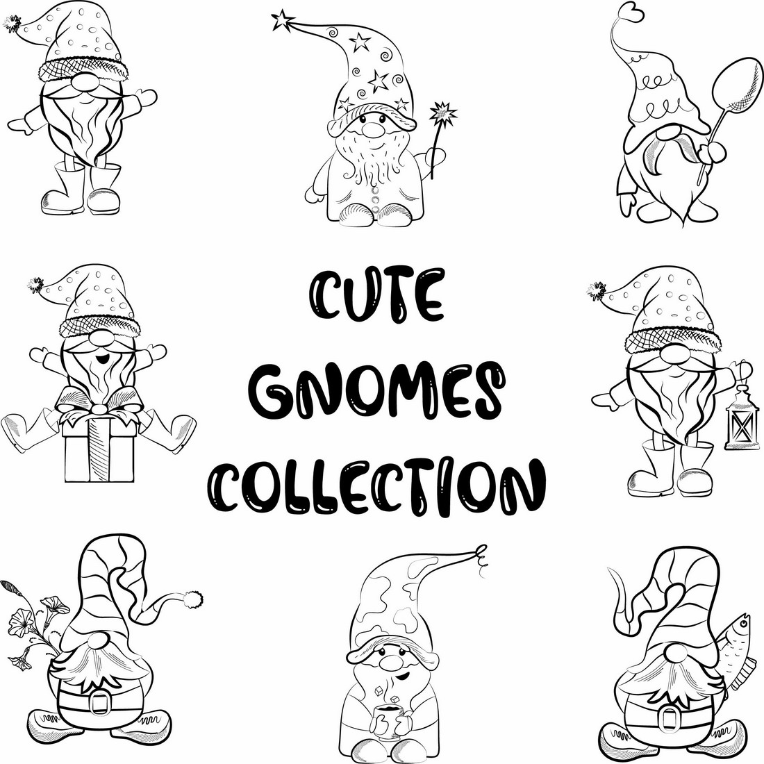 Cute Gnomes Collection Cover.