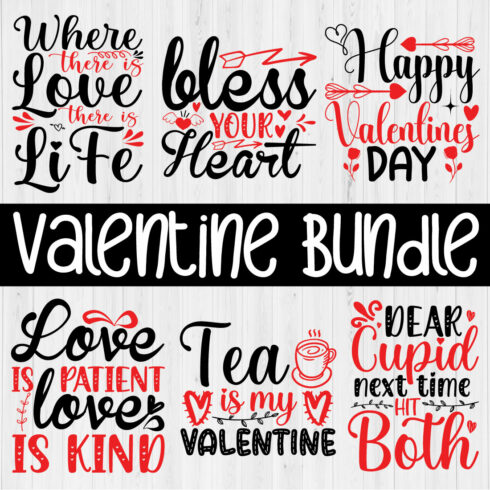 Valentine SVG Design Bundle Vol.18 main cover