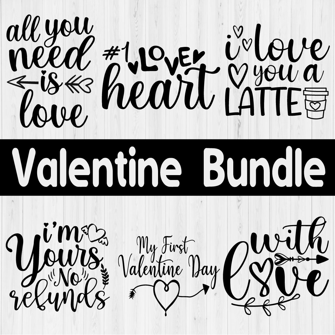 Funny Valentine Quotes Bundle Vol.4 main cover