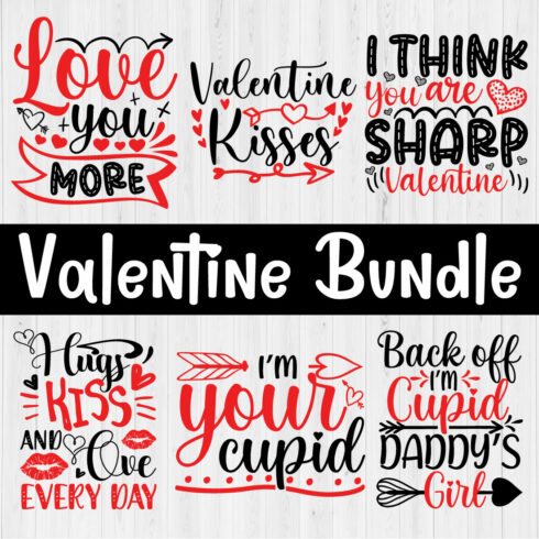 Valentine SVG Quotes Bundle Vol.17 main cover