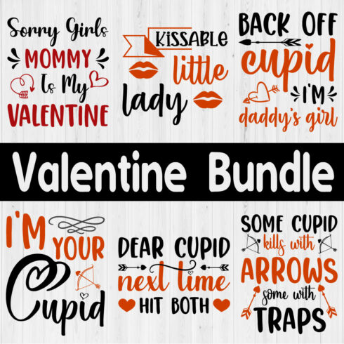Valentine Day SVG Design Bundle Vol.3 main cover