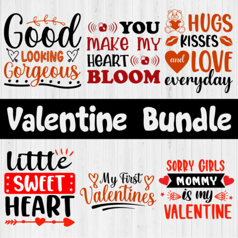 Valentines SVG Quotes Bundle Vol.10 main cover