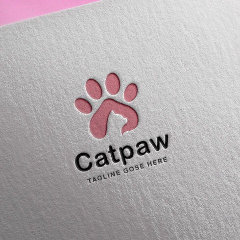 Cat Paw Logo Template main cover.