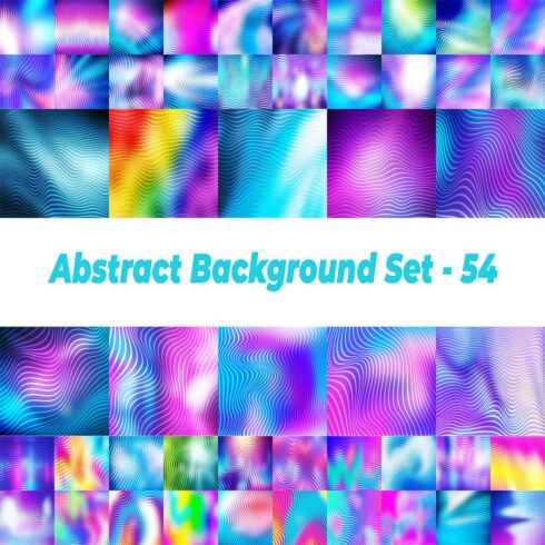 Abstract Wave Background Gradient Defocused Luxury Vivid Blurred Colorful Texture Wallpaper.