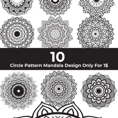 Circle Pattern Mandala Design.