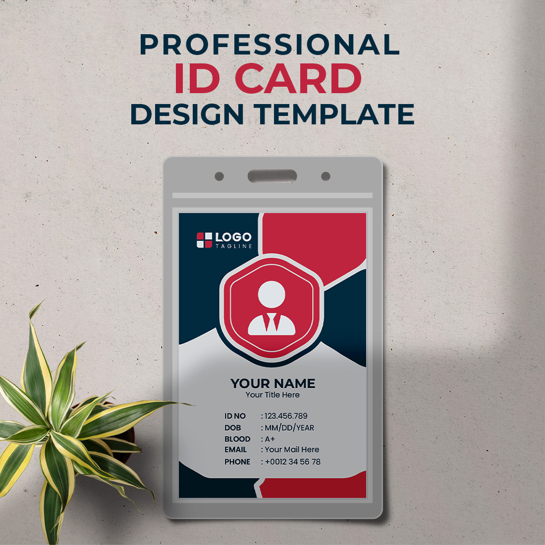 Professional Creative Modern Unique Id Card Design Template cover