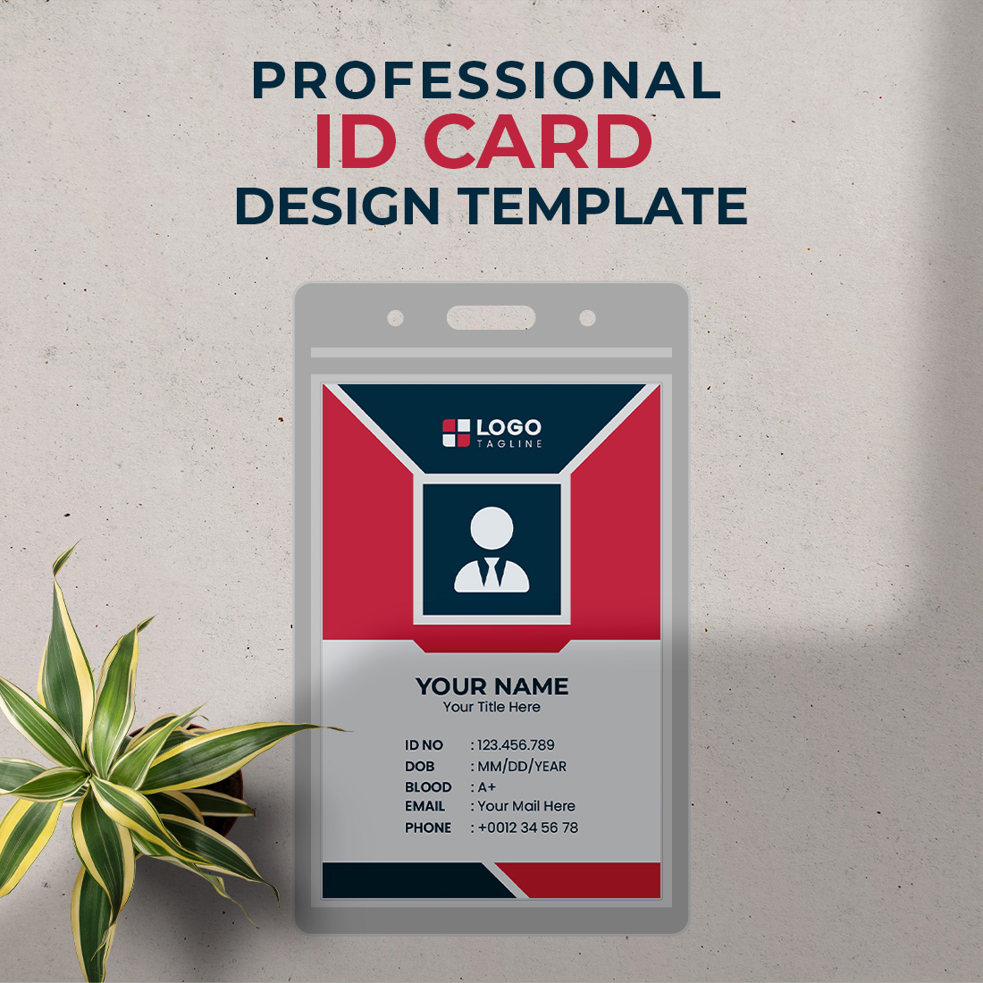 Professional Creative Unique Id Card Design Template cover
