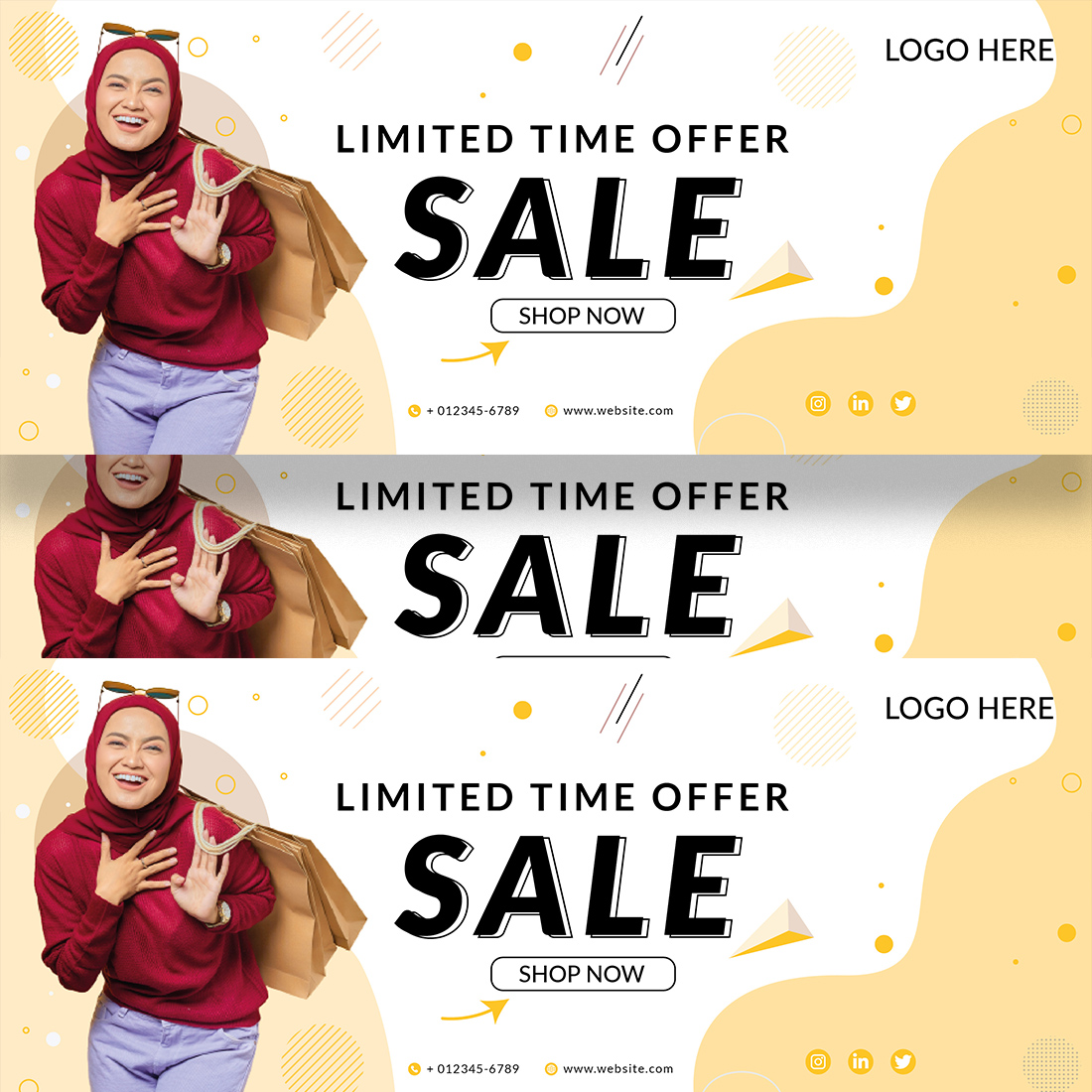 Fashion Sale Banner Template cover image.