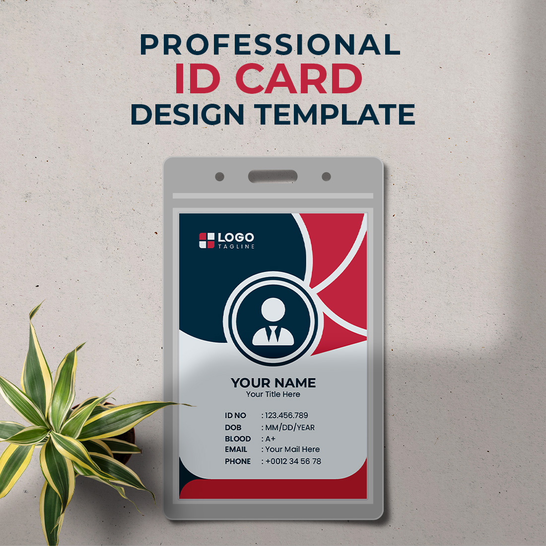 Professional Creative Modern Unique Id Card Design Template cover