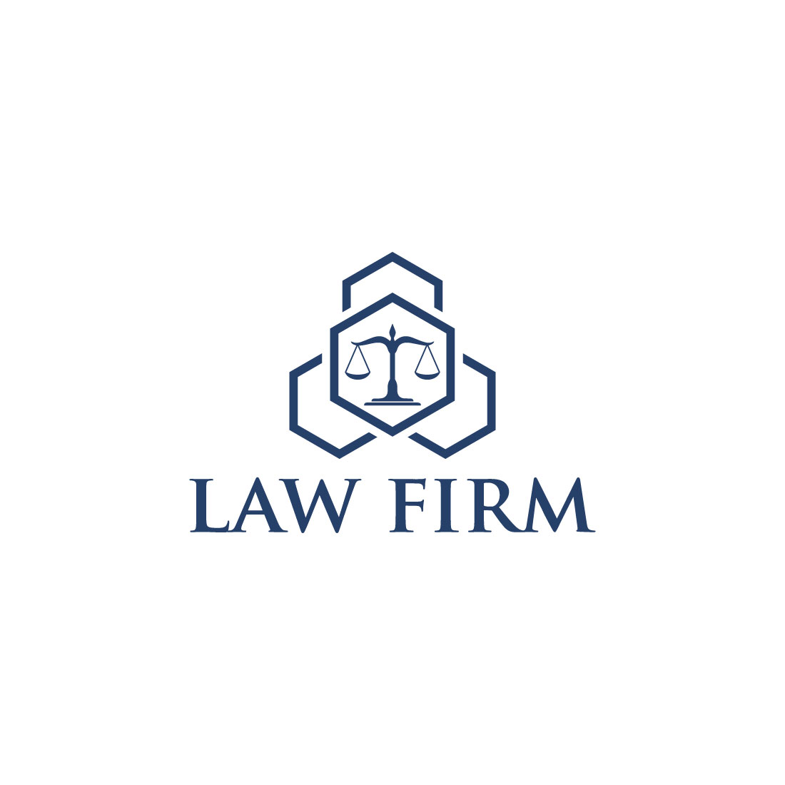 Law Firm Logo Vector Design Template main cover