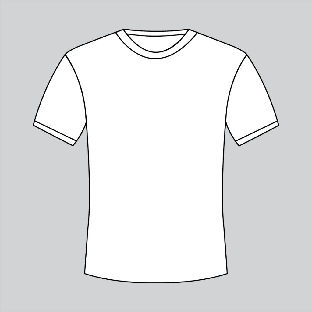 White T-shirt Template - MasterBundles