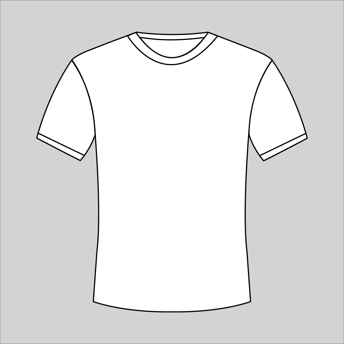 T Shirt Outline Template museosdelima com