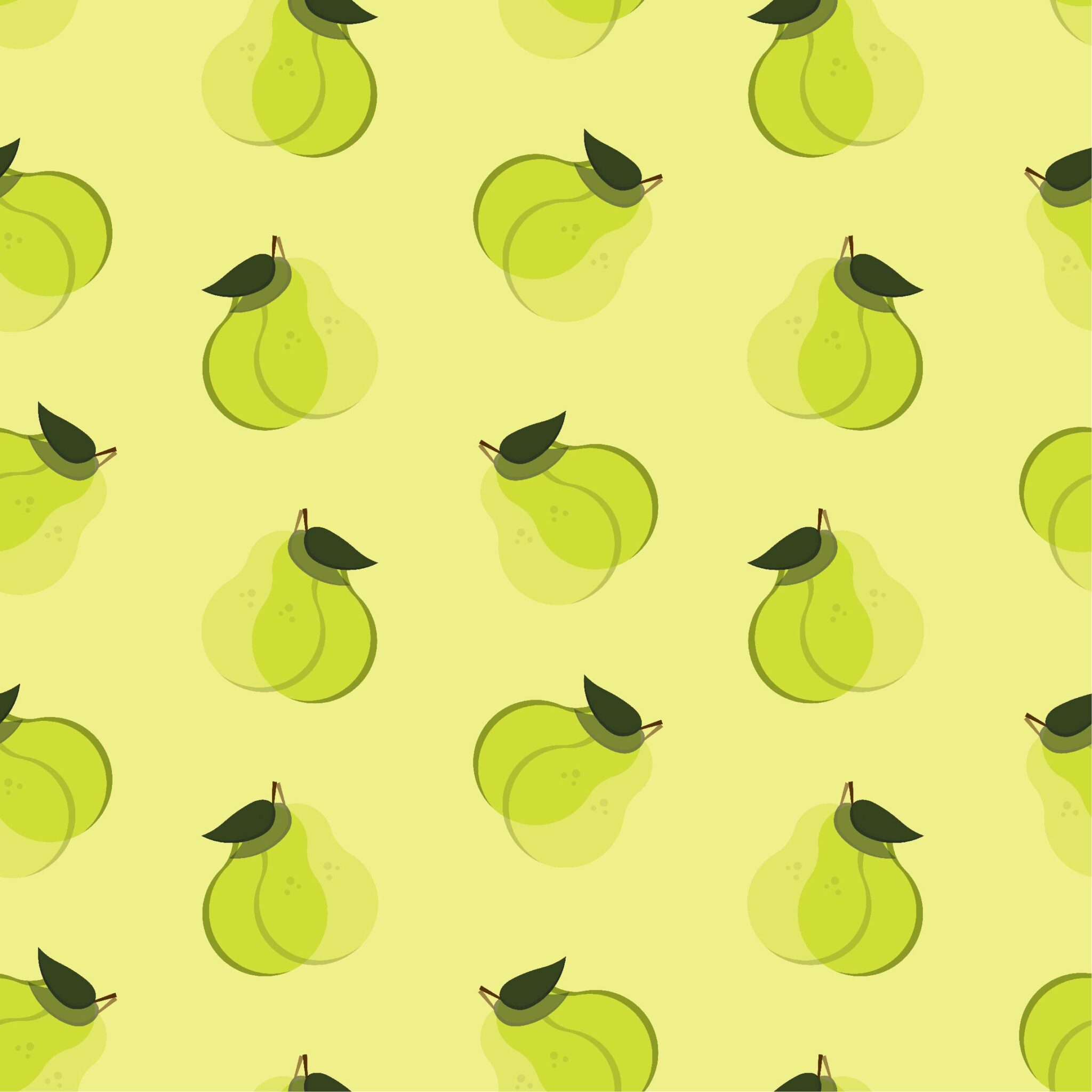 Pear Pattern Template 6 Seamless Pear Pattern designs - MasterBundles