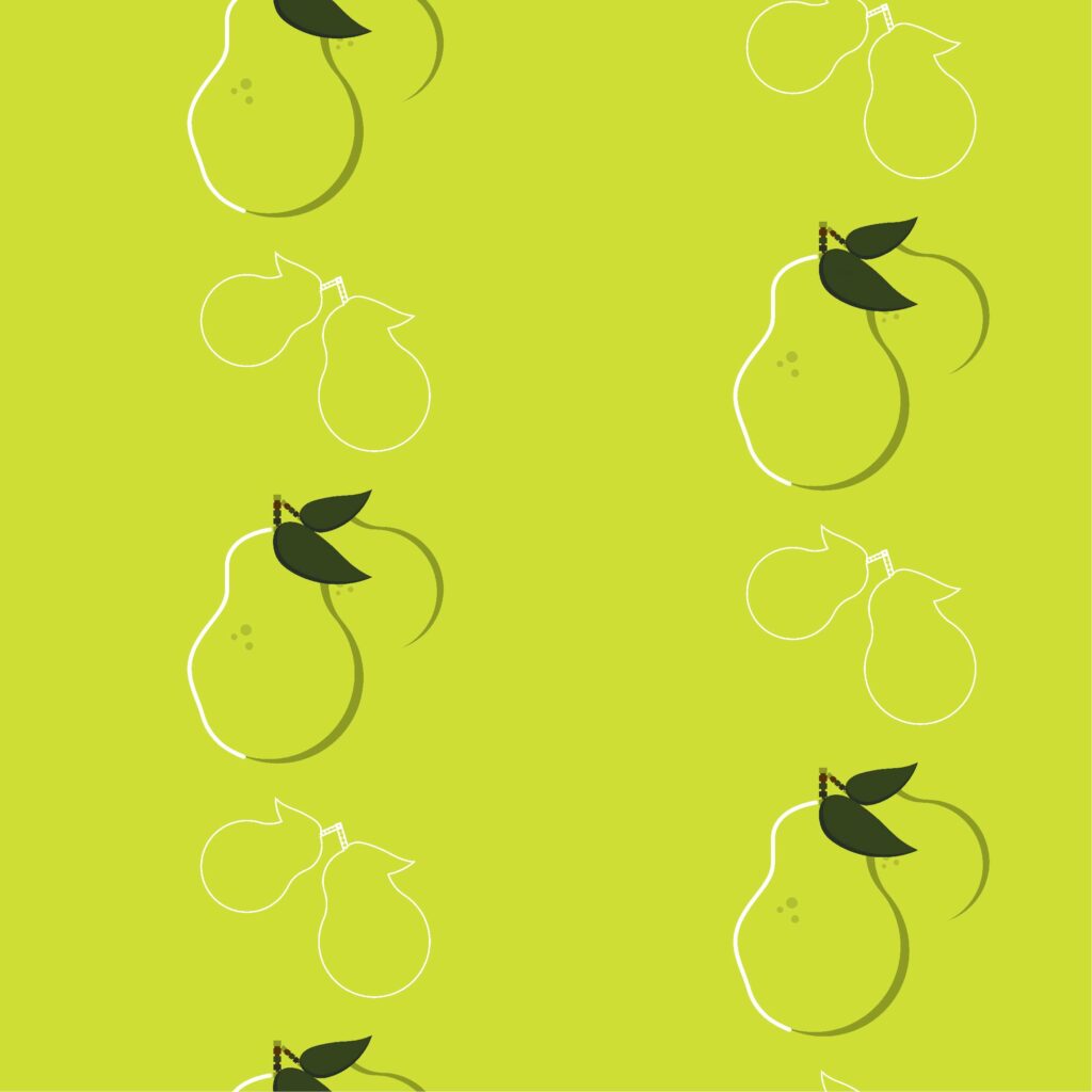 Pear Pattern Template 6 Seamless Pear Pattern designs - MasterBundles