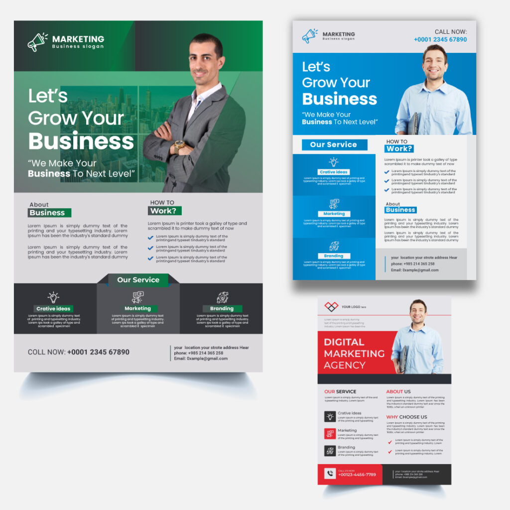 Modern Corporate Flyer Designs Template Master Bundles Masterbundles 7566