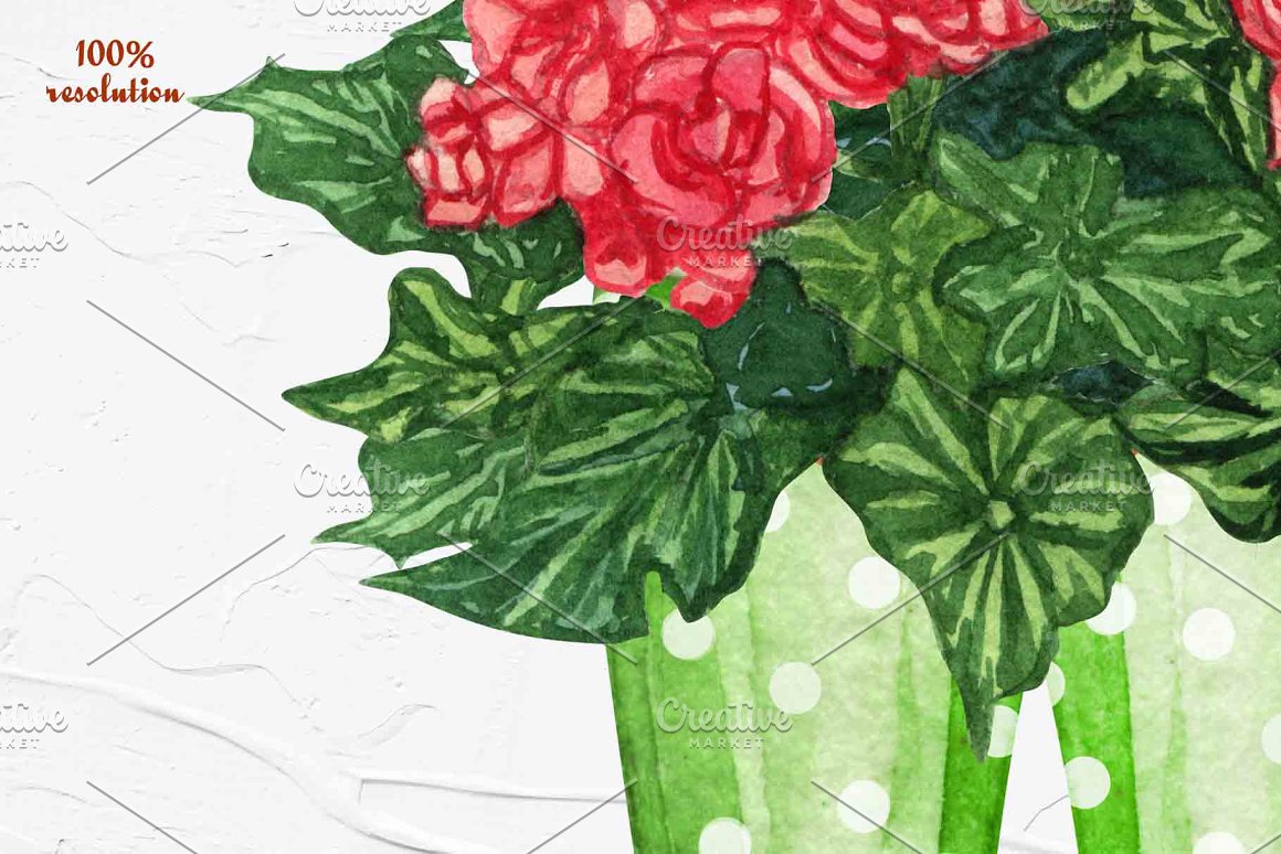 Close-up illustration of floral composition.