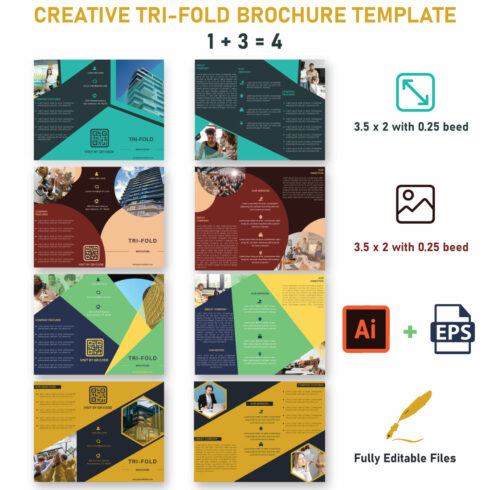 Creative Trifold Brochure Template.
