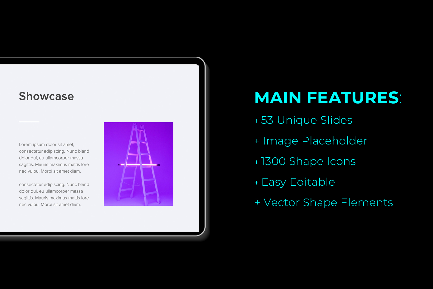 Mild Minimal Powerpoint Template preview image.