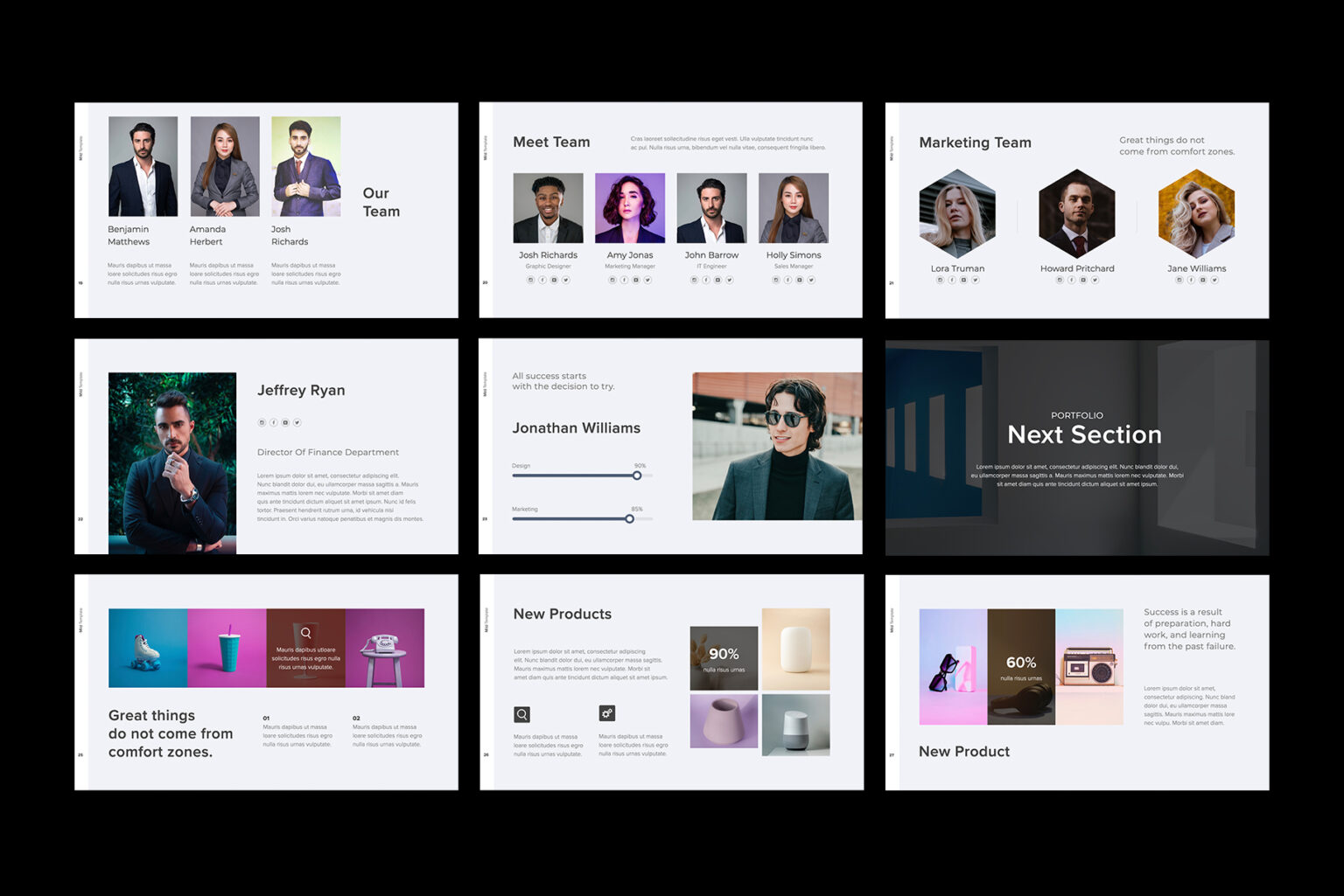 Mild Minimal Keynote Template - MasterBundles