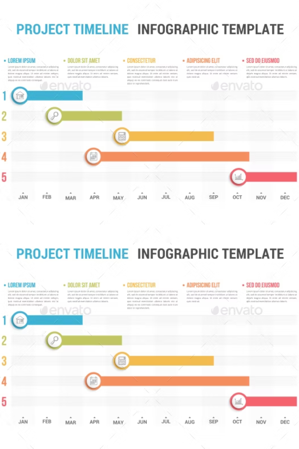 Project Timeline - Gantt Chart Pinterest Cover.