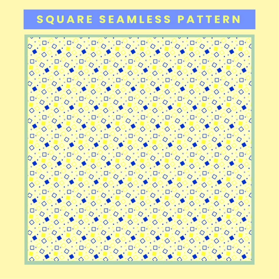 Square Seamless Pattern main cover.