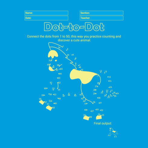 Horse Dot To Dot main cover.