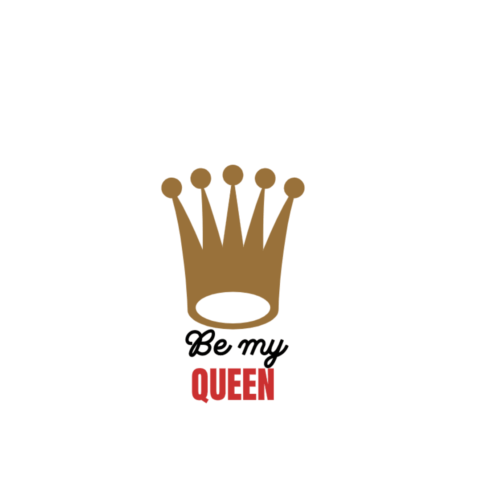 Be My Queen T-Shirts Design main cover