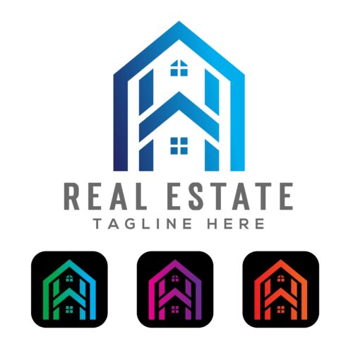 Real Estate Logo Design With H Letter main cover