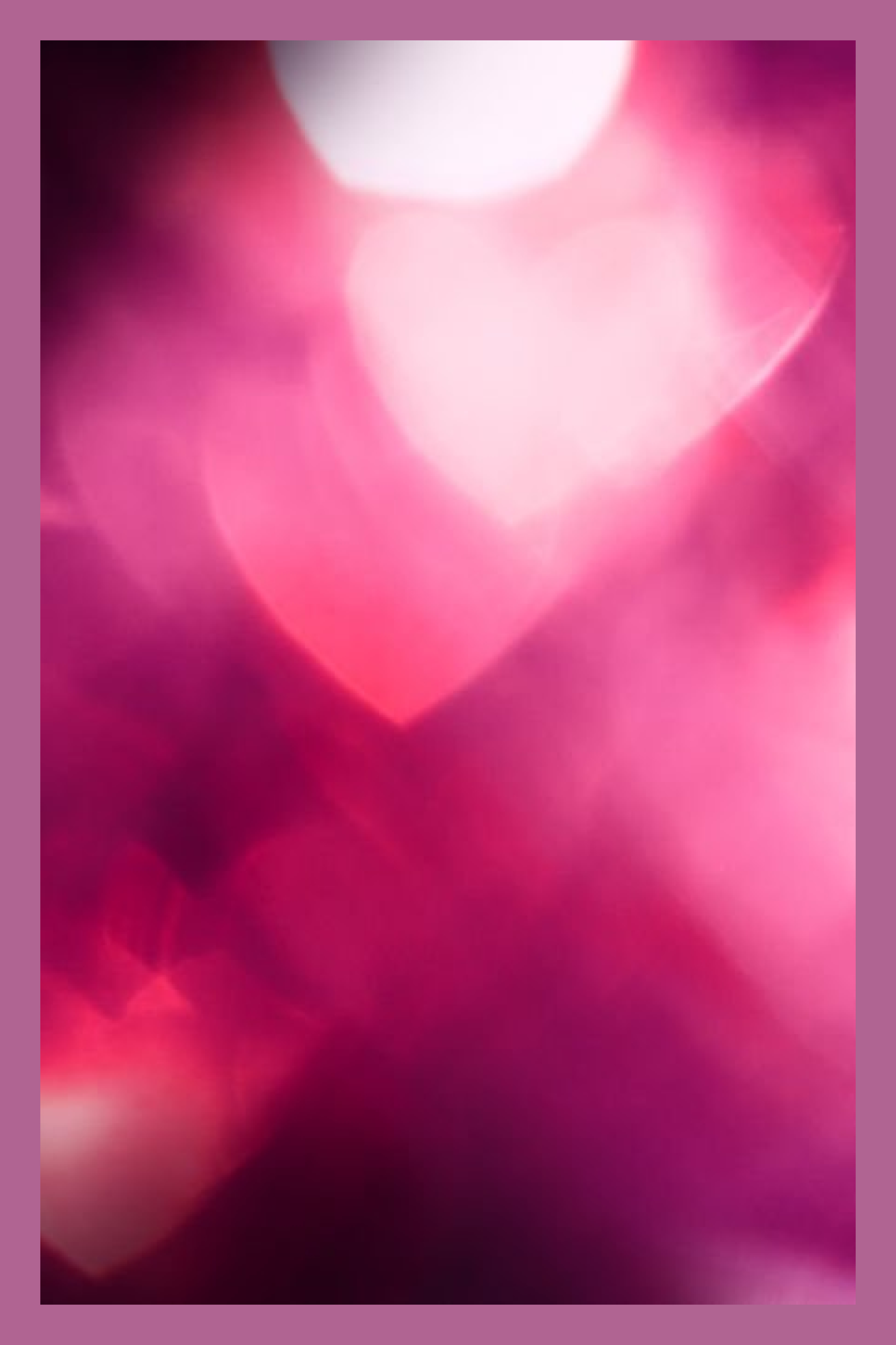 Red Abstract background with heart bokeh.