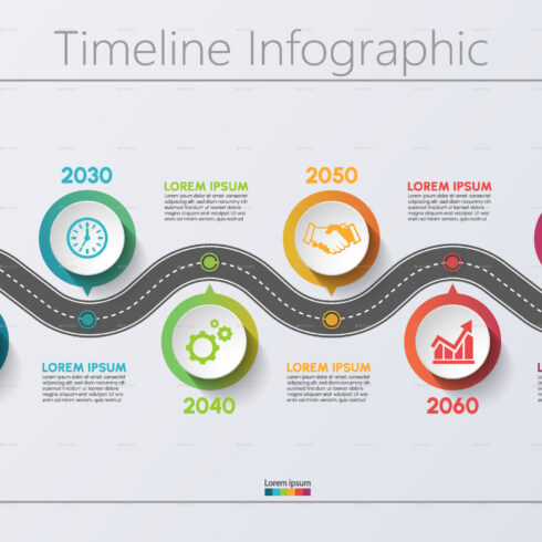 Roadmap Infographics Template Main Cover.