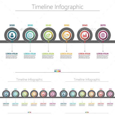 Roadmap Infographics Template Main Cover.