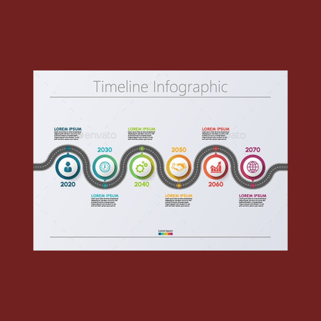 Roadmap Infographics Template – MasterBundles